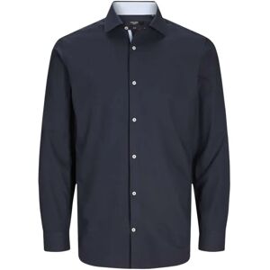 Jack & Jones Camicia A Maniche Lunghe Parker Detail Night Sky / Slim Fit S Jack & Jones Camicia A Maniche Lunghe Parker Detail Night Sky / Slim Fit S