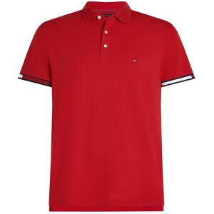 Tommy Hilfiger Polo A Maniche Corte Flag Cuff Medium Red XL Tommy Hilfiger Polo A Maniche Corte Flag Cuff Medium Red XL