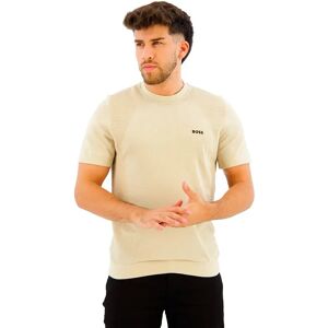Boss Maglietta A Maniche Corte Momentum Lite T2 01 Open Beige L Boss Maglietta A Maniche Corte Momentum Lite T2 01 Open Beige L