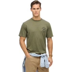 Superdry Maglietta A Maniche Corte Merchant Graphic Dusty Olive Green 2XL Superdry Maglietta A Maniche Corte Merchant Graphic Dusty Olive Green 2XL