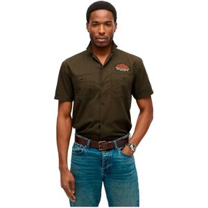 Superdry Camicia A Maniche Corte Mechanic Surplus Goods Olive Green M Superdry Camicia A Maniche Corte Mechanic Surplus Goods Olive Green M