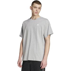 Adidas Originals Maglietta A Maniche Corte Trefoil Essentials Oversized Medium Grey Heather / White XL Adidas Originals Maglietta A Maniche Corte Trefoil Essentials Oversized Medium Grey Heather / White XL