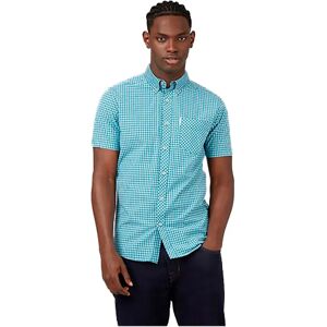 Ben Sherman Camicia A Maniche Corte Signature Core Gingham Blue 022 S Ben Sherman Camicia A Maniche Corte Signature Core Gingham Blue 022 S