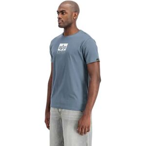 Alpha Industries Maglietta A Maniche Corte Satin Logo T Denim Blue XL Alpha Industries Maglietta A Maniche Corte Satin Logo T Denim Blue XL