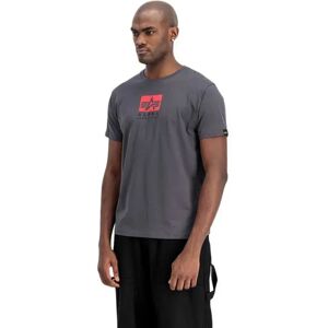 Alpha Industries Maglietta A Maniche Corte Satin Logo T Vintage Grey L Alpha Industries Maglietta A Maniche Corte Satin Logo T Vintage Grey L