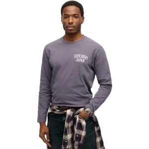 Superdry Maglietta A Maniche Lunghe Athletic Ess Greystone S Superdry Maglietta A Maniche Lunghe Athletic Ess Greystone S