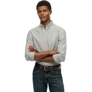 Superdry Camicia A Maniche Lunghe Classic Oxford Ice Green Chambray XL Superdry Camicia A Maniche Lunghe Classic Oxford Ice Green Chambray XL