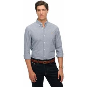 Superdry Camicia A Maniche Lunghe Classic Oxford Ocean Navy Gingham 2XL Superdry Camicia A Maniche Lunghe Classic Oxford Ocean Navy Gingham 2XL