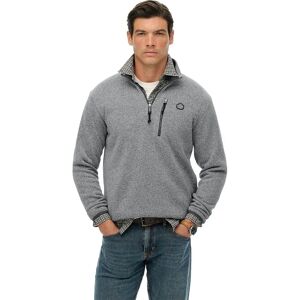 Superdry Felpa Con Mezza Zip Storm Fleece Storm Light Grey Grit XL Superdry Felpa Con Mezza Zip Storm Fleece Storm Light Grey Grit XL