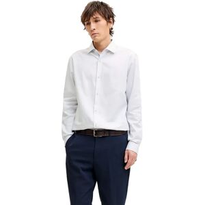 Jack & Jones Camicia A Maniche Lunghe Parker Detail Slim Fit Cloud Dancer 2XL Jack & Jones Camicia A Maniche Lunghe Parker Detail Slim Fit Cloud Dancer 2XL