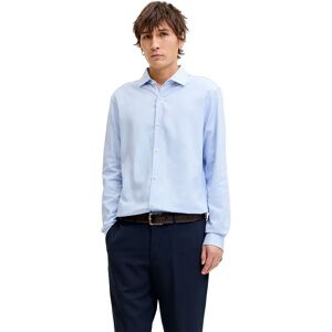 Jack & Jones Camicia A Maniche Lunghe Parker Detail Slim Fit Faded Denim M Jack & Jones Camicia A Maniche Lunghe Parker Detail Slim Fit Faded Denim M