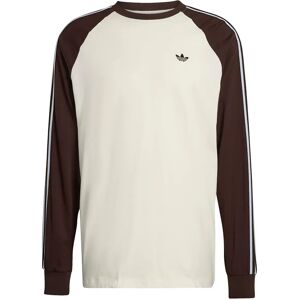 Adidas Originals Maglietta A Maniche Lunghe Bc Cali Off White / Aurora Coffee XL Adidas Originals Maglietta A Maniche Lunghe Bc Cali Off White / Aurora Coffee XL