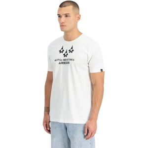 Alpha Industries Maglietta A Maniche Corte Airborn White M Alpha Industries Maglietta A Maniche Corte Airborn White M