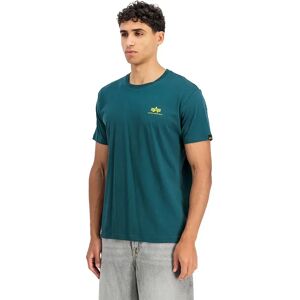 Alpha Industries Maglietta A Maniche Corte Backprint Deep Petrol 2XL Alpha Industries Maglietta A Maniche Corte Backprint Deep Petrol 2XL