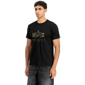 Alpha Industries Maglietta A Maniche Corte Basic Effect Print Black L Alpha Industries Maglietta A Maniche Corte Basic Effect Print Black L