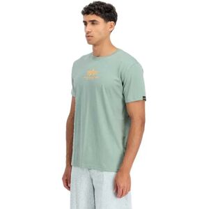 Alpha Industries Maglietta A Maniche Corte Basic Ml Frost Green 2XL Alpha Industries Maglietta A Maniche Corte Basic Ml Frost Green 2XL