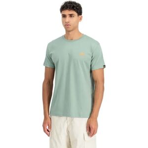 Alpha Industries Maglietta A Maniche Corte Basic Small Logo Frost Green 3XL Alpha Industries Maglietta A Maniche Corte Basic Small Logo Frost Green 3XL