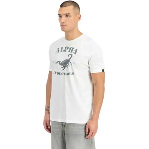 Alpha Industries Maglietta A Maniche Corte Us Scorpion Bp White L Alpha Industries Maglietta A Maniche Corte Us Scorpion Bp White L