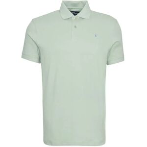 Polo in piqué di cotone Barbour - Mela pallida - Vestibilità classica Polo in piqué di cotone Barbour - Mela pallida - Vestibilità classica