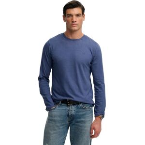 Superdry Maglietta A Maniche Lunghe Classic Cotton Linen Montauk Blue XL Superdry Maglietta A Maniche Lunghe Classic Cotton Linen Montauk Blue XL