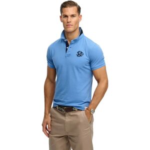 Superdry Polo A Maniche Corte Pique Monogram Deep Blue Wave / Eclipse Navy 2XL Superdry Polo A Maniche Corte Pique Monogram Deep Blue Wave / Eclipse Navy 2XL