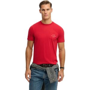 Superdry Maglietta A Maniche Corte Vintage Prep Pocket Relaxed Fit Varsity Red L Superdry Maglietta A Maniche Corte Vintage Prep Pocket Relaxed Fit Varsity Red L