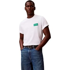 Calvin Klein Jeans Maglietta A Maniche Corte Varsity Badge Bright White M Calvin Klein Jeans Maglietta A Maniche Corte Varsity Badge Bright White M