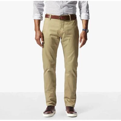 Dockers Pantaloni Alpha Original Slim Stretch Twill New British Khaki 29 Dockers Pantaloni Alpha Original Slim Stretch Twill New British Khaki 29