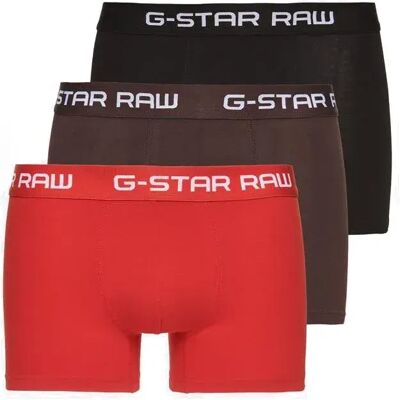 G-star Boxers Classic 3 Unità Dark Flame / Deep Bordeaux / Bl L G-star Boxers Classic 3 Unità Dark Flame / Deep Bordeaux / Bl L