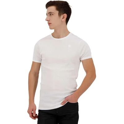 G-star Maglietta A Maniche Corte Base 2 Units White XL G-star Maglietta A Maniche Corte Base 2 Units White XL