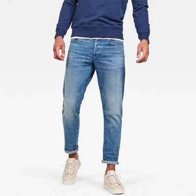 G-star Jeans 3301 Regular Tapered Worn In Azure 34 G-star Jeans 3301 Regular Tapered Worn In Azure 34