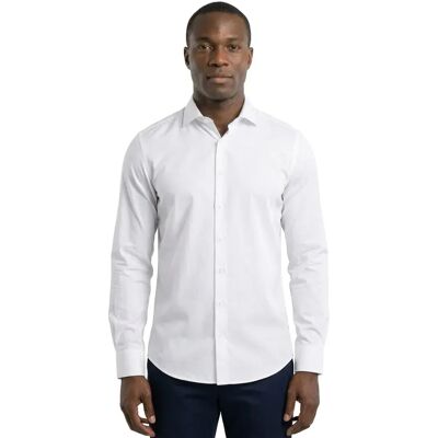 Hackett Camicia A Maniche Lunghe Poplin Classic Dc White XL-2XL Hackett Camicia A Maniche Lunghe Poplin Classic Dc White XL-2XL