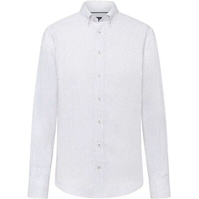 Hackett Camicia A Maniche Lunghe P Dot Print London White / Multi 2XL Hackett Camicia A Maniche Lunghe P Dot Print London White / Multi 2XL