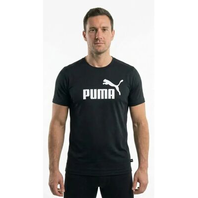 Maglietta A Maniche Corte Essential Logo Puma Black L Maglietta A Maniche Corte Essential Logo Puma Black L