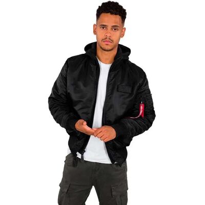Alpha Industries Giacca Ma-1 Zh Back Print Black / Reflective 2XL Alpha Industries Giacca Ma-1 Zh Back Print Black / Reflective 2XL