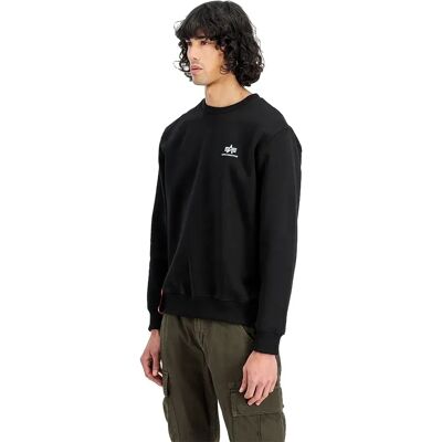 Alpha Industries Felpa Basic Small Logo Black XL Alpha Industries Felpa Basic Small Logo Black XL