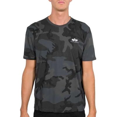 Alpha Industries Maglietta A Maniche Corte Basic Small Logo Camo Black Camo M Alpha Industries Maglietta A Maniche Corte Basic Small Logo Camo Black Camo M