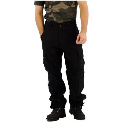 Brandit Pantaloni Pure Vintage Black 4XL Brandit Pantaloni Pure Vintage Black 4XL