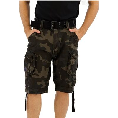 Brandit Pantaloni Corti Savage Vintage Dark Camo 7XL Brandit Pantaloni Corti Savage Vintage Dark Camo 7XL