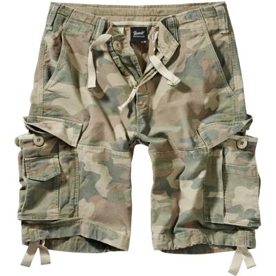 Brandit Pantaloni Corti Vintage Light Woodland S Brandit Pantaloni Corti Vintage Light Woodland S