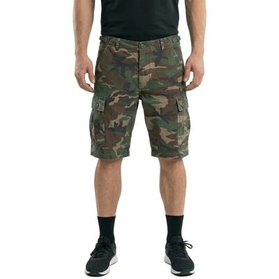 Brandit Pantaloni Corti Bdu Ripstop Woodland 7XL Brandit Pantaloni Corti Bdu Ripstop Woodland 7XL