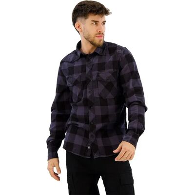 Brandit Camicia A Maniche Lunghe Check Black / Grey S Brandit Camicia A Maniche Lunghe Check Black / Grey S