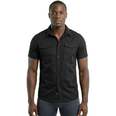 Brandit Camicia A Maniche Corte Roadstar Black 5XL Brandit Camicia A Maniche Corte Roadstar Black 5XL