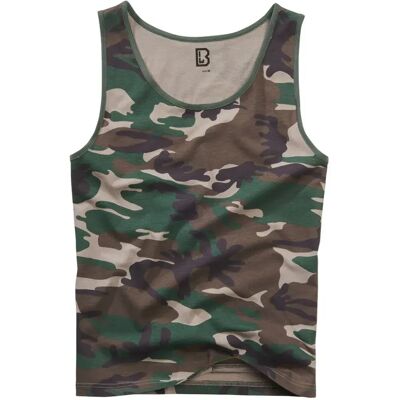 Brandit Maglietta Senza Maniche Woodland L Brandit Maglietta Senza Maniche Woodland L