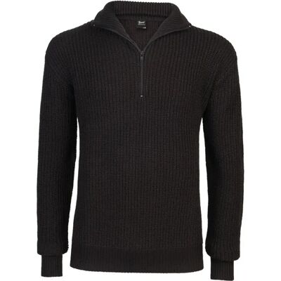 Brandit Maglione Marine Troyer Black S Brandit Maglione Marine Troyer Black S