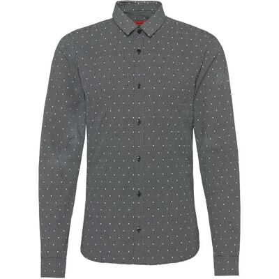 Hugo Camicia A Maniche Lunghe Ero3 Black 40 Hugo Camicia A Maniche Lunghe Ero3 Black 40
