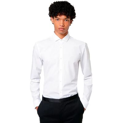 Hugo Camicia A Maniche Lunghe Erondo Open White 37 Hugo Camicia A Maniche Lunghe Erondo Open White 37