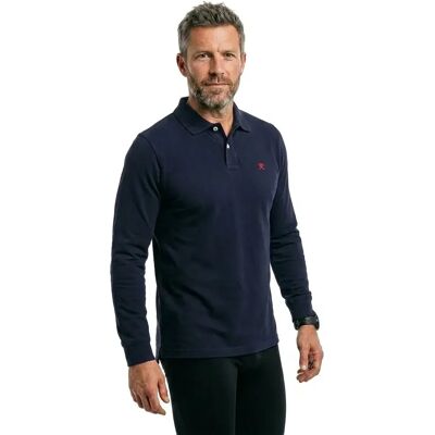 Hackett Polo A Maniche Lunghe Slim Fit Logo Navy M Hackett Polo A Maniche Lunghe Slim Fit Logo Navy M