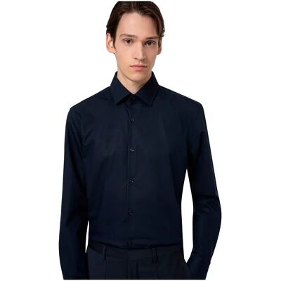 Hugo Camicia A Maniche Lunghe Kenno 10181991 Navy 41 Hugo Camicia A Maniche Lunghe Kenno 10181991 Navy 41