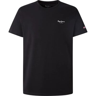 Pepe Jeans Maglietta A Maniche Corte Original Basic 3n Black M Pepe Jeans Maglietta A Maniche Corte Original Basic 3n Black M